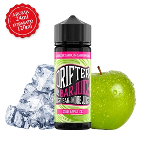 AROMA SOUR APPLE ICE-JUICE SAUZ DRIFTER BAR 24ML (LONGFILL)