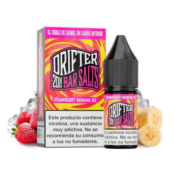 drifter-bar-salts-strawberry-banana-ice-10ml-140407 Drifter Bar Salts Strawberry Banana Ice 10ml