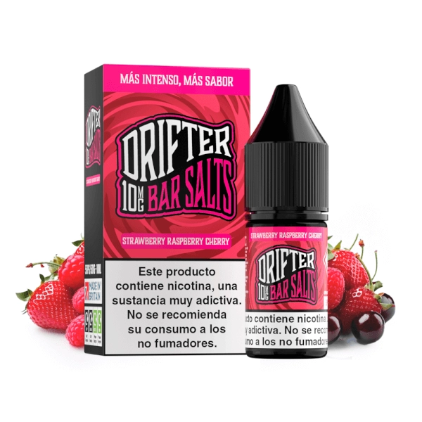 drifter-bar-salts-strawberry-raspberry-cherry-10ml Drifter Bar Salts Strawberry Raspberry Cherry 10ml
