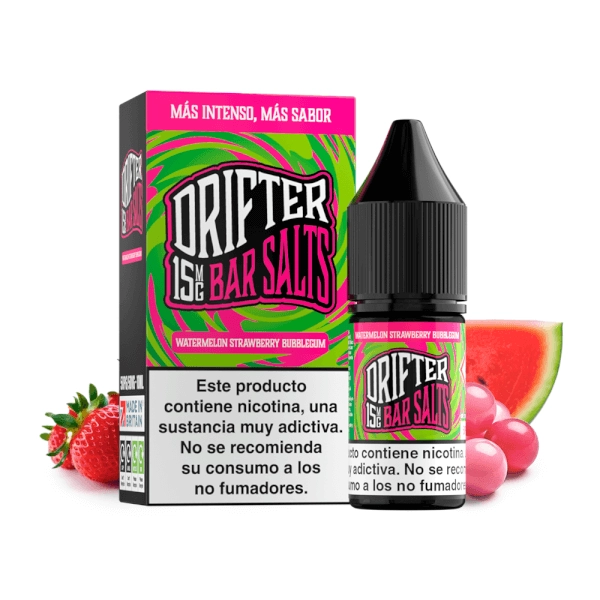 drifter-bar-salts-watermelon-strawberry-bubblegum-10ml Drifter Bar Salts Watermelon Strawberry Bubblegum 10ml