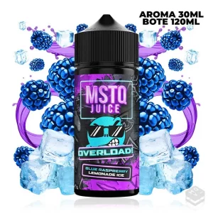 Aroma Blue Raspberry Lemonade Ice – MSTQ Juice Overload 30ml (Longfill)