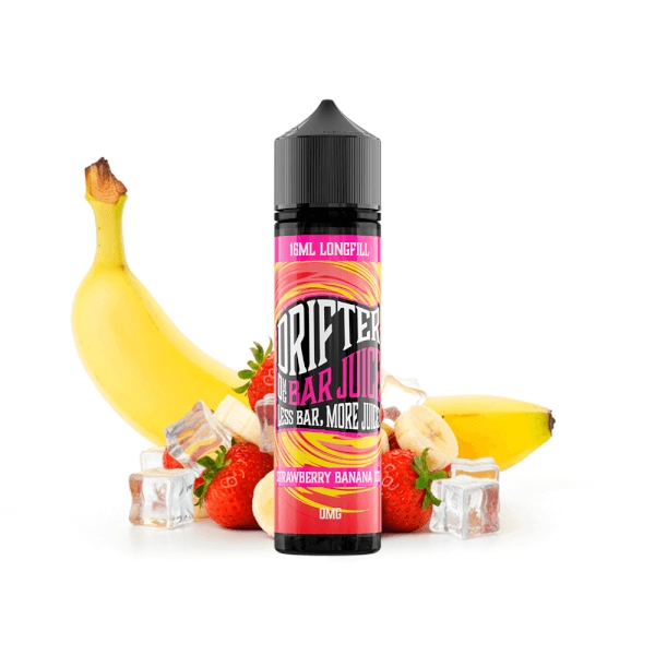 drifter-bar-strawberry-banana-ice-longfill-16ml Drifter Bar Strawberry Banana Ice Longfill 16ml